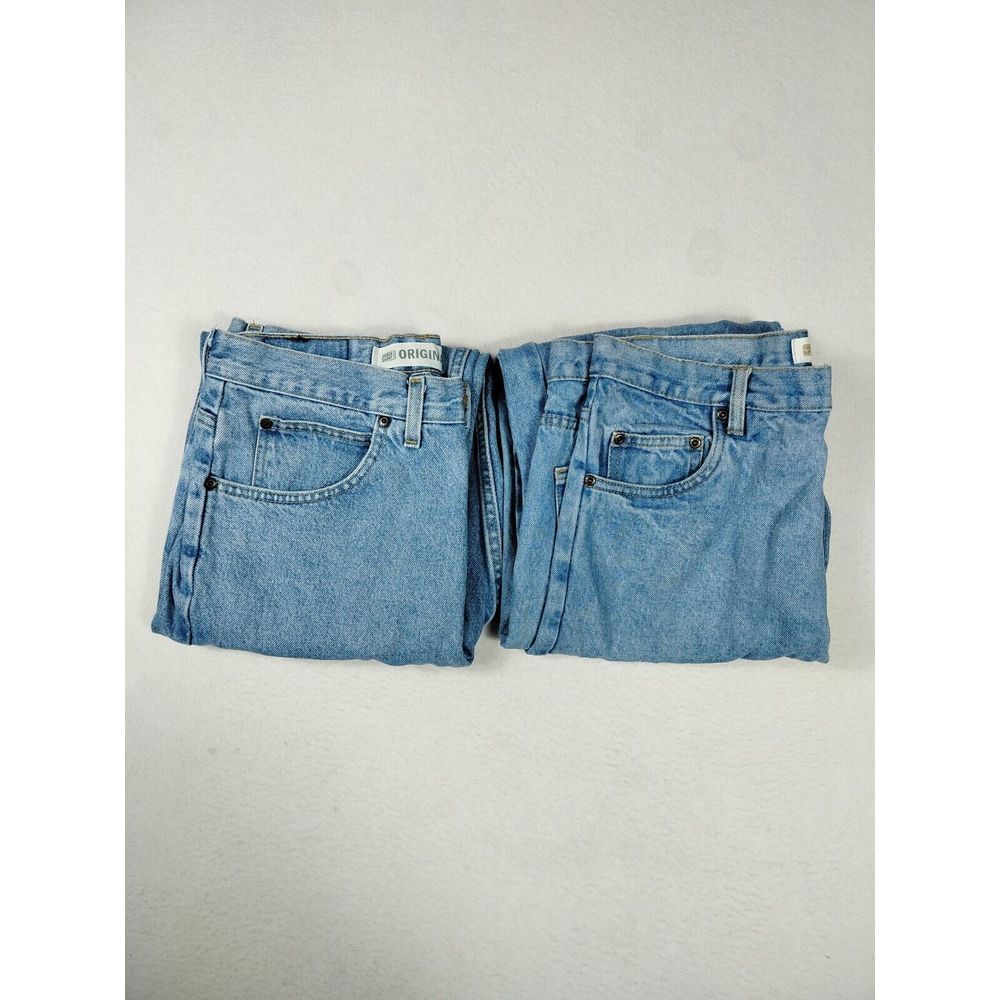 Faded Glory Jeans Men's 32 Blue Regular Relaxed Lot‎ Of 2 Westerncore Cowboycore